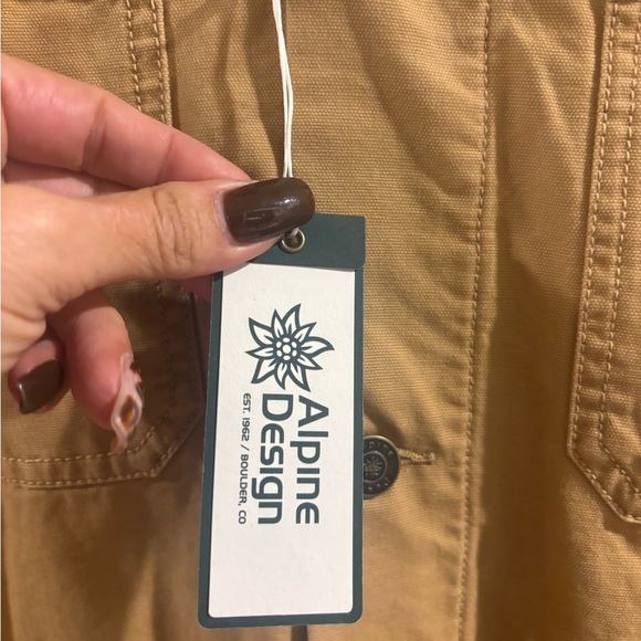Alpine Design Men’s Chore Jacket – Brown Khaki – Multiple Sizes– NWT – $98 MSRP - Picture 6 of 11